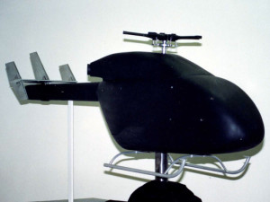 helicopter wind tunnel model